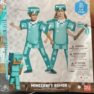 Disguise Teal Minecraft Armor Costume
